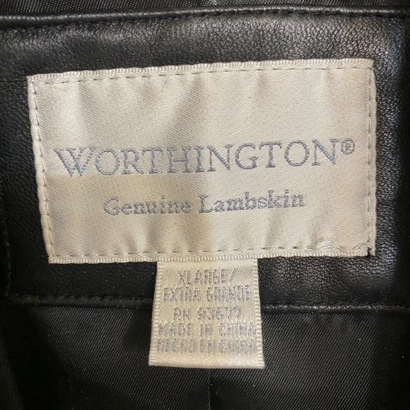 Worthington Gentle Lambskin Coat in X-Large - Picture 3 of 4